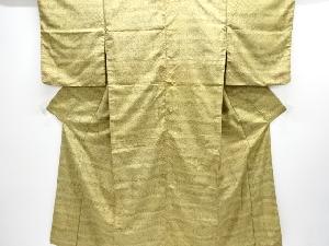 アンティーク　花更紗模様本場大島紬着物(染)